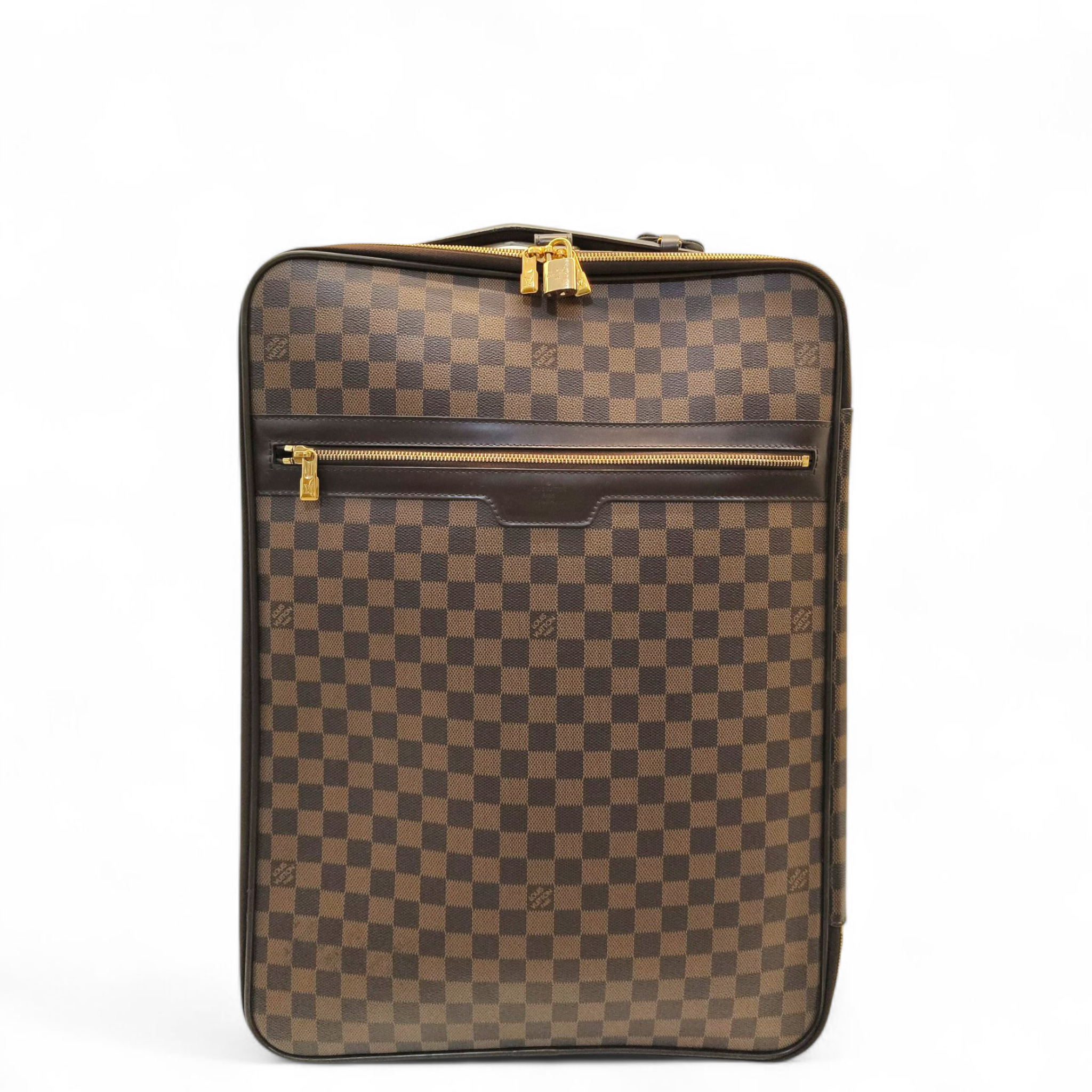 Louis Vuitton Damier Ebene Canvas Pegase 45 Luggage
