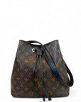 Louis Vuitton NéoNoé MM Bucket Bag Monogram/Black Leather Trim