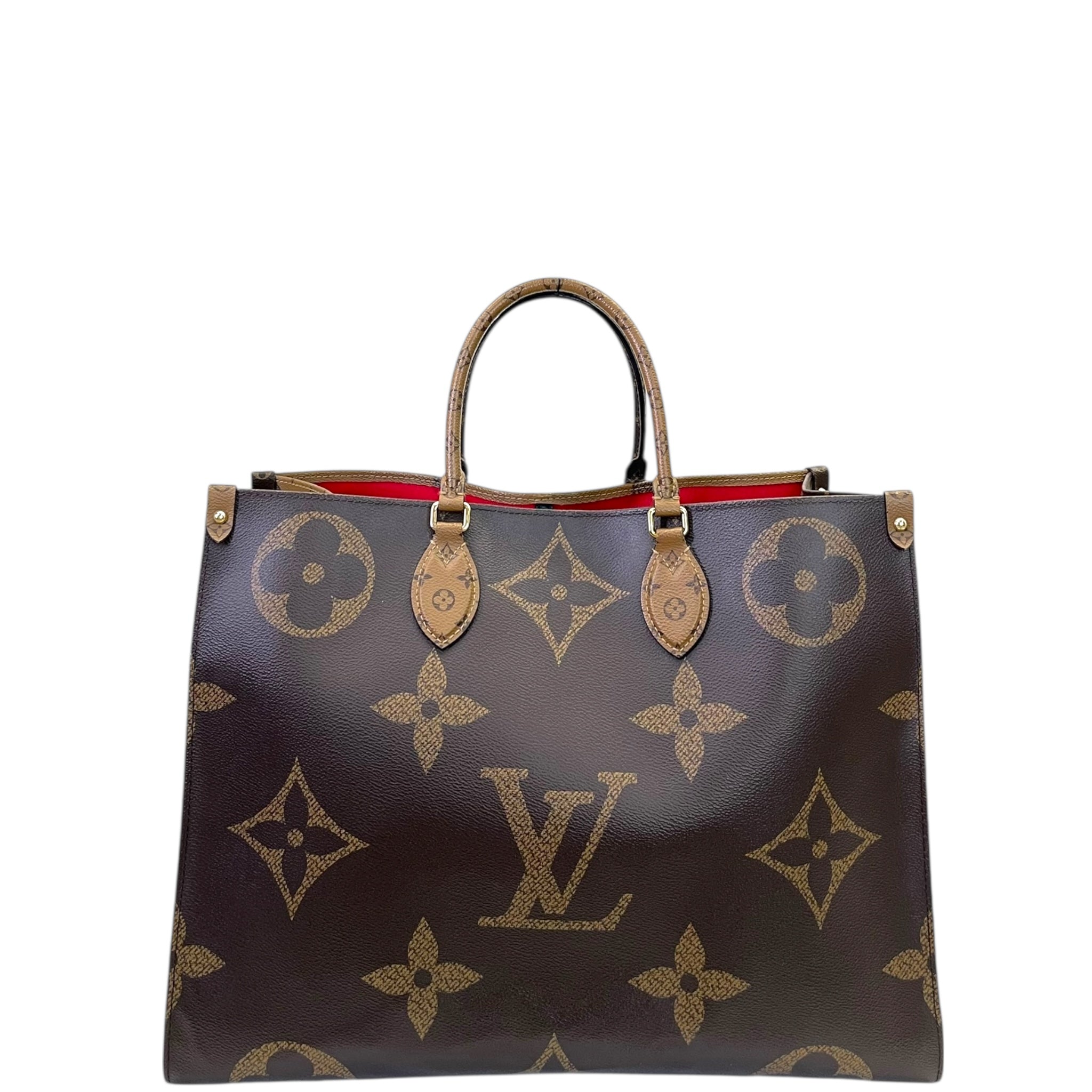 Louis Vuitton OnTheGo GM Tote Bag Giant Reverse Monogram Coated Canvas