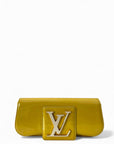 Louis Vuitton Sobe Clutch Yellow Patent Leather