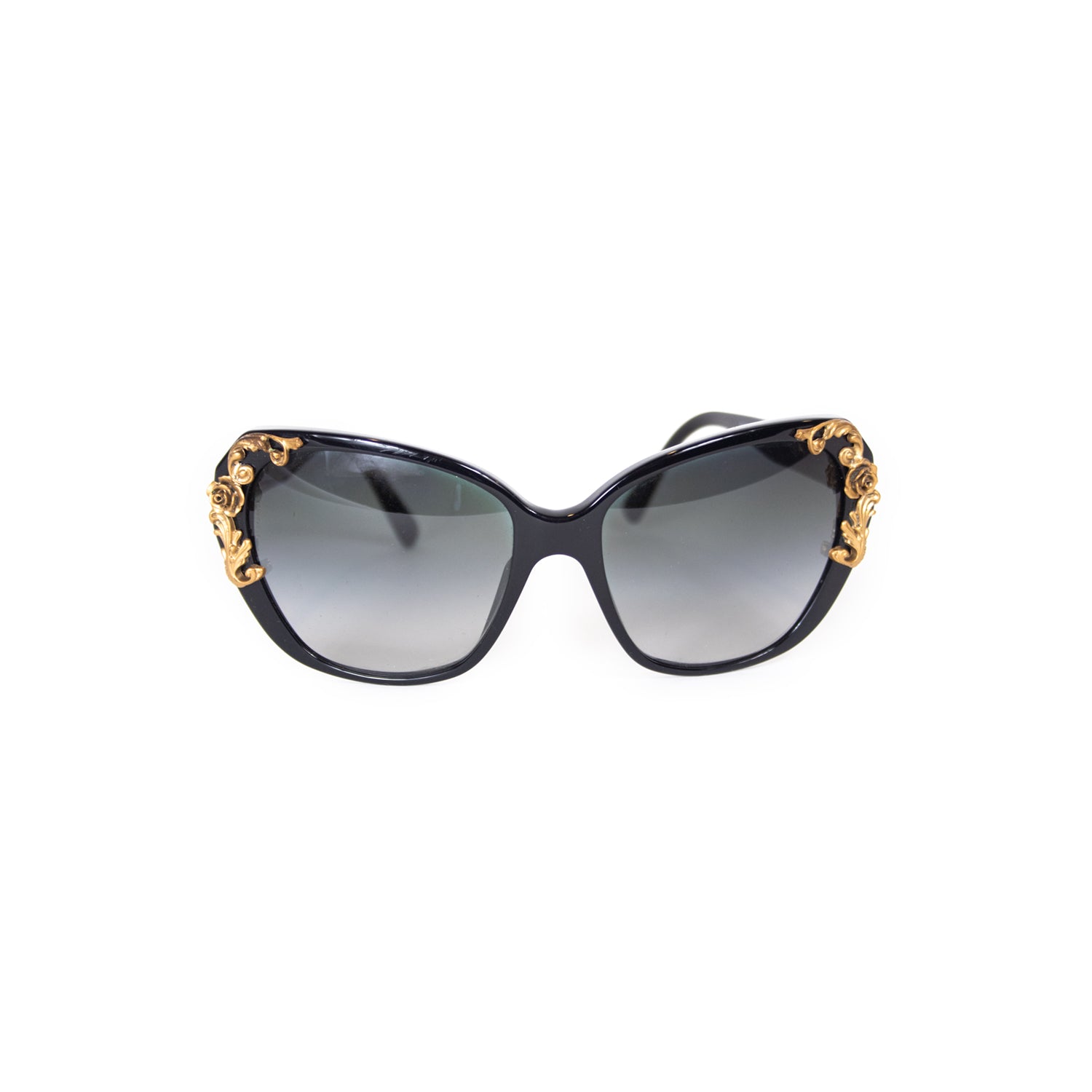 Dolce &amp; Gabbana DG Pattern Black Sunglasses