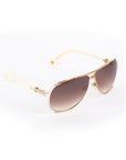 White/ Golden Frame Sunglasses
