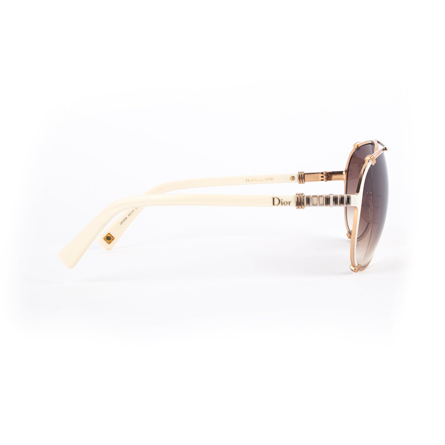 White/ Golden Frame Sunglasses