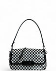 Michael Kors Parker Medium Sequined Checkerboard Shoulder Bag