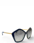 Miu Miu sunglasses Pentagon black/gold grey gradient lenses
