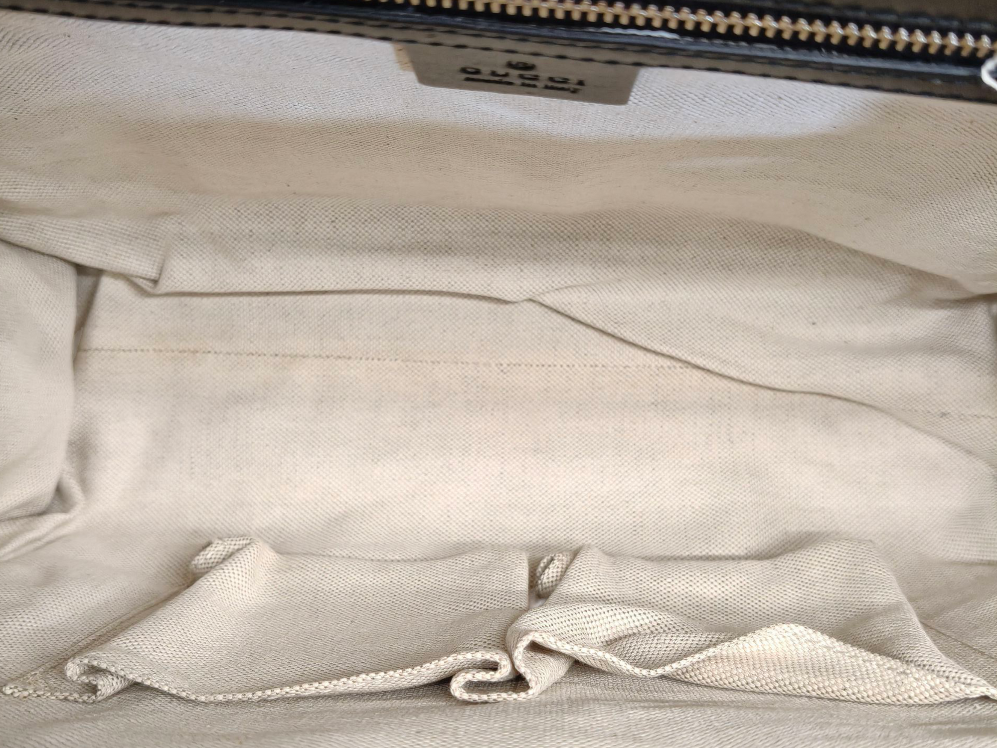 Gucci Brown/Beige GG Canvas and Leather Large Emily Shoulder Bag