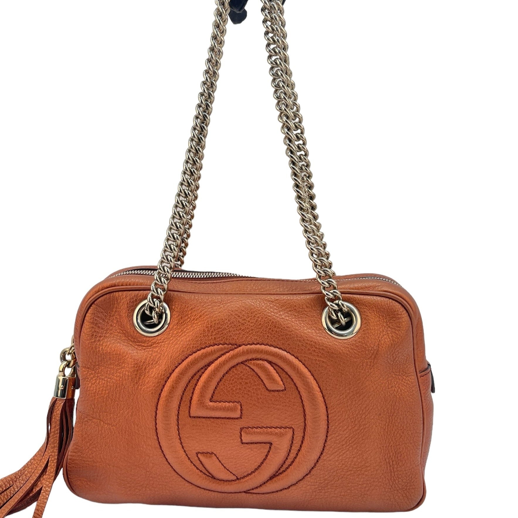 Gucci Metallic Soho chain shoulder bag