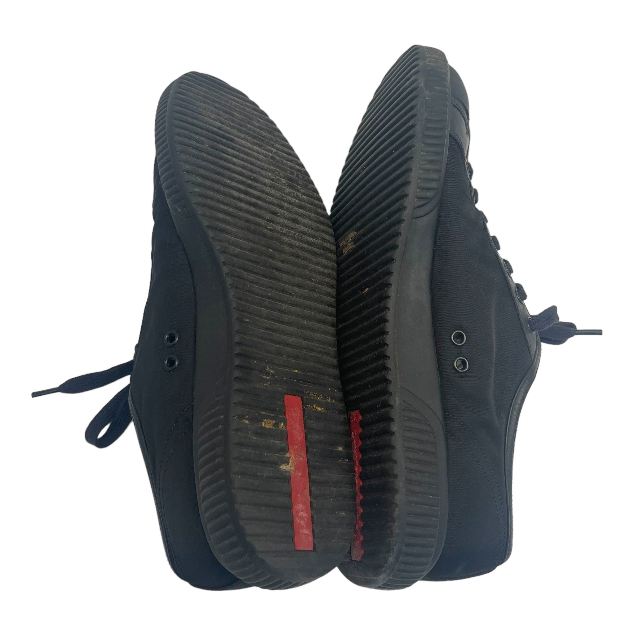 Prada Men Low-Top Black Sneakers Size EU 41.5