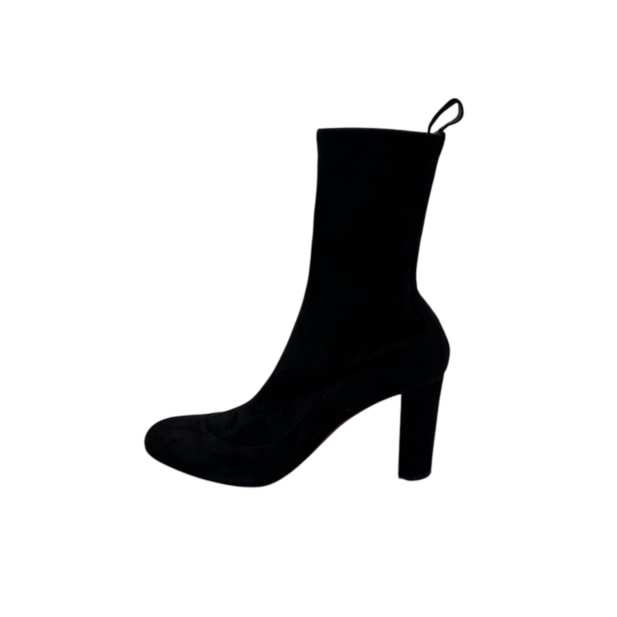 Christian Louboutin Gena Black Suede Ankle Boots EU 36.5