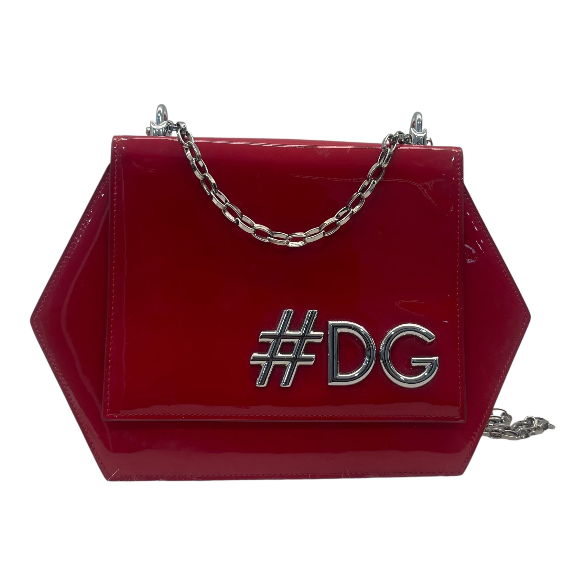 Dolce and Gabbana Red Patent Leather Bag