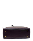 Tory Burch Burgundy Leather Emerson Tote Bag