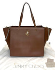 Jimmy Choo Varenne Smooth Calf Leather Tote Bag