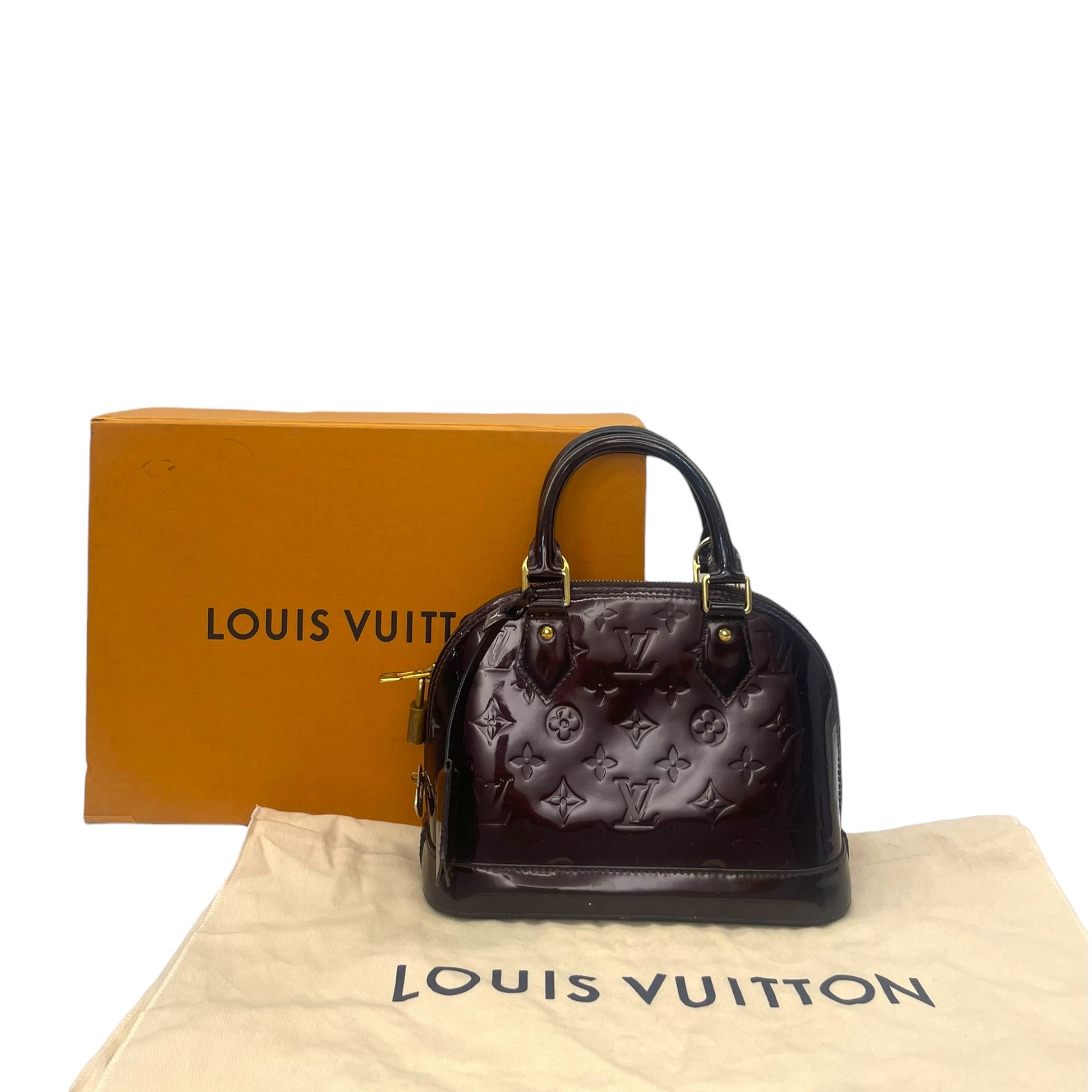 LOUIS VUITTON Monogram Vernis Alma BB