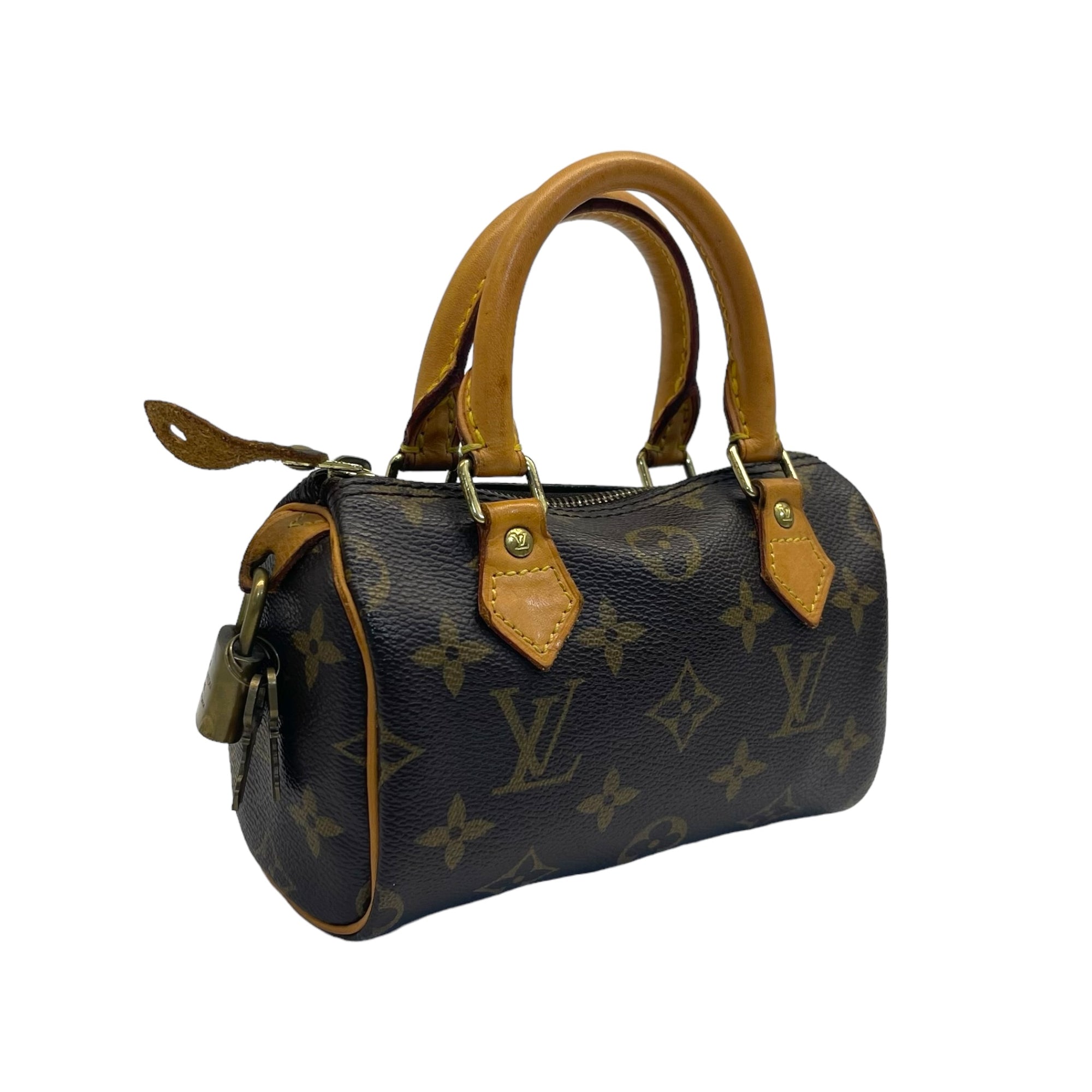 Louis Vuitton Monogram Canvas Nano Speedy Bandouliere Bag