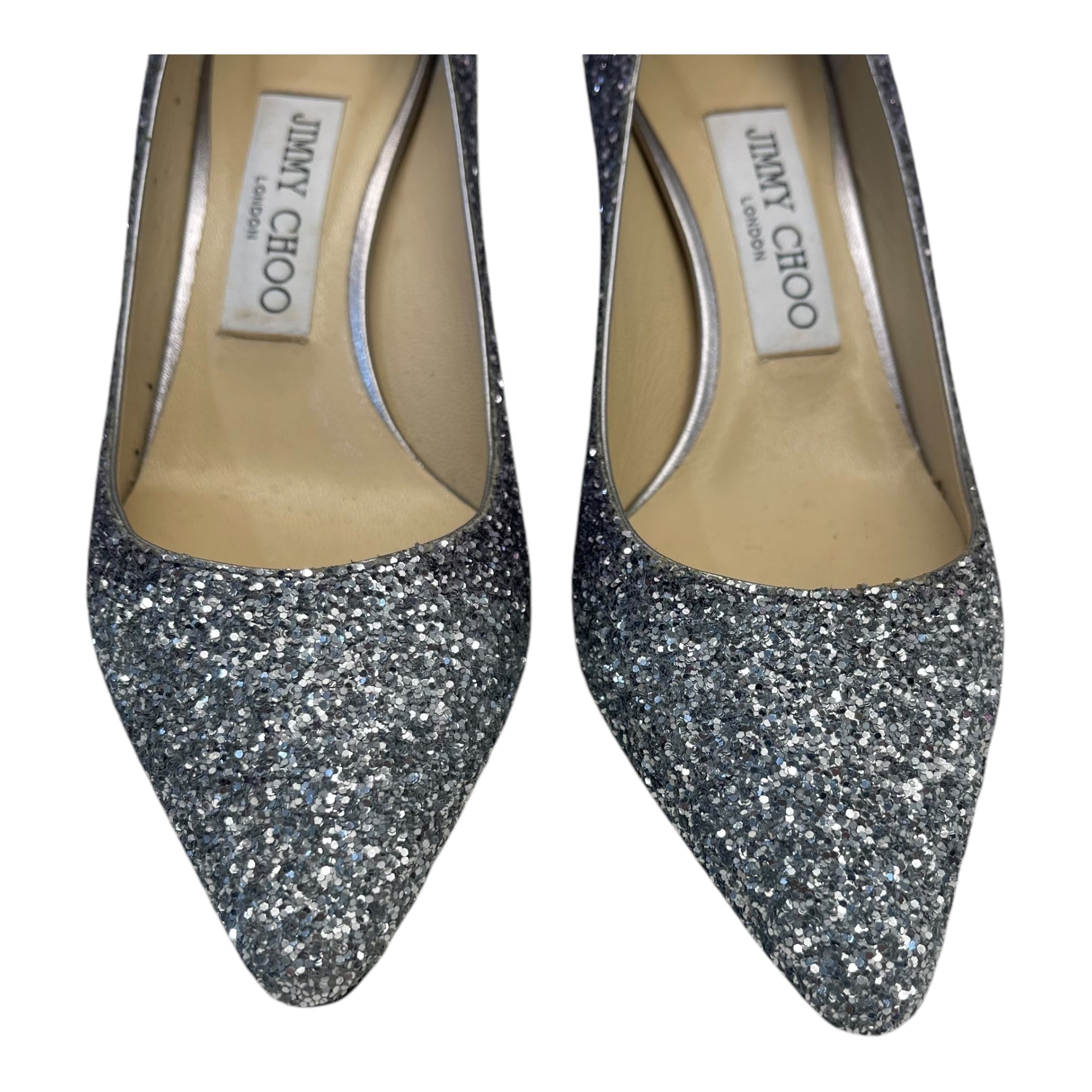 Jimmy Choo Romy 60 Triple Degrade Glitter Pump EU 36