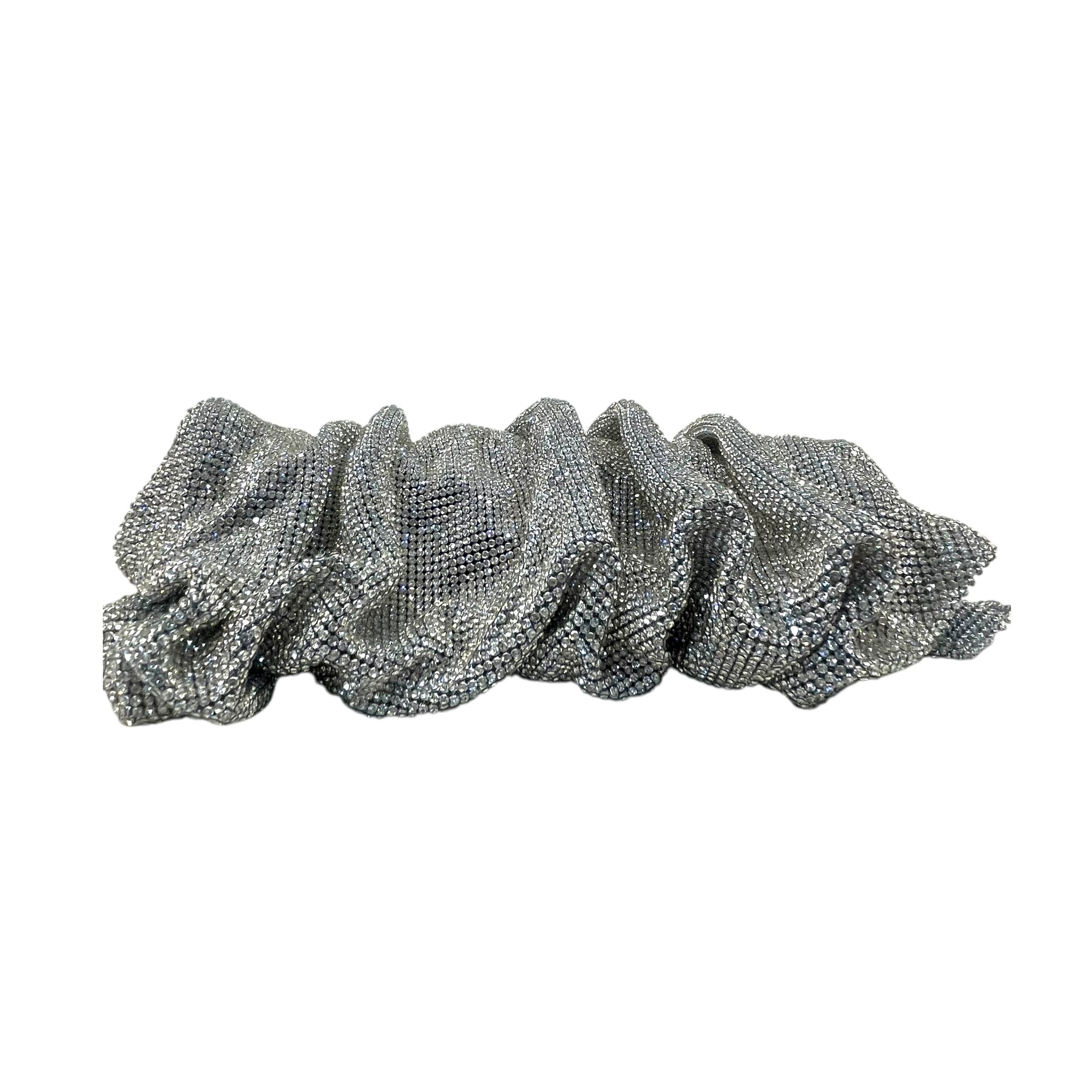Benedetta Bruzziches Draped Crystal-Embellished Bag