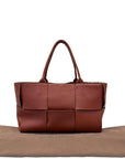 Bottega Veneta Rust Brown Leather Arco Tote Bag