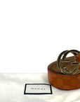 Gucci GG Marmount Reversible Belt in Brown Leather 90 cm