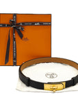 Hermes Kelly 18 Noir Belt