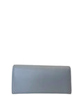 Fendi Grey Leather Studded Wallet On Chain