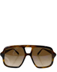 LOEWE EYEWEAR Aviator-style tortoiseshell acetate sunglasses