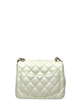 Chanel Mini Classic Flap Bag White GHW