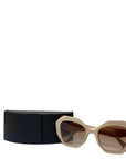 Prada Powder Pink Gradient Symbole Cat Eye Sunglasses