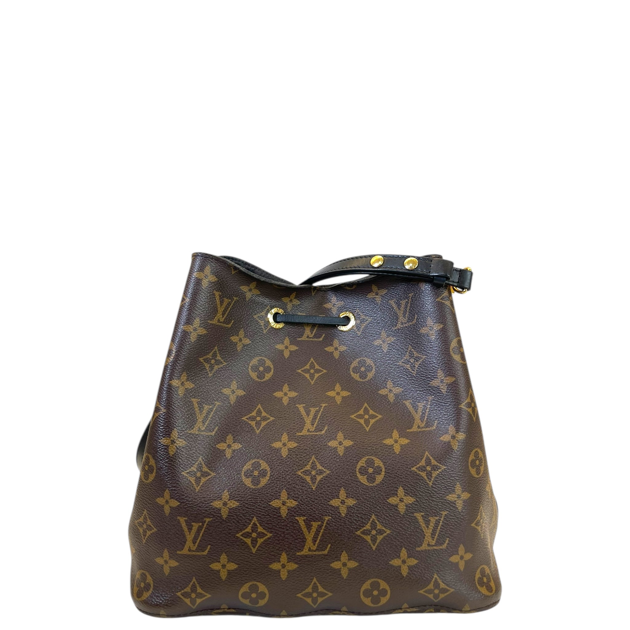 Louis Vuitton Bucket NéoNoé MM Bag Monogram/Black Leather Trim