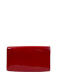 Louis Vuitton Louise MM Clutch Vernis Red Patent Leather