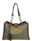 Gucci Padlock Medium Tote Bag in GG Supreme Canvas
