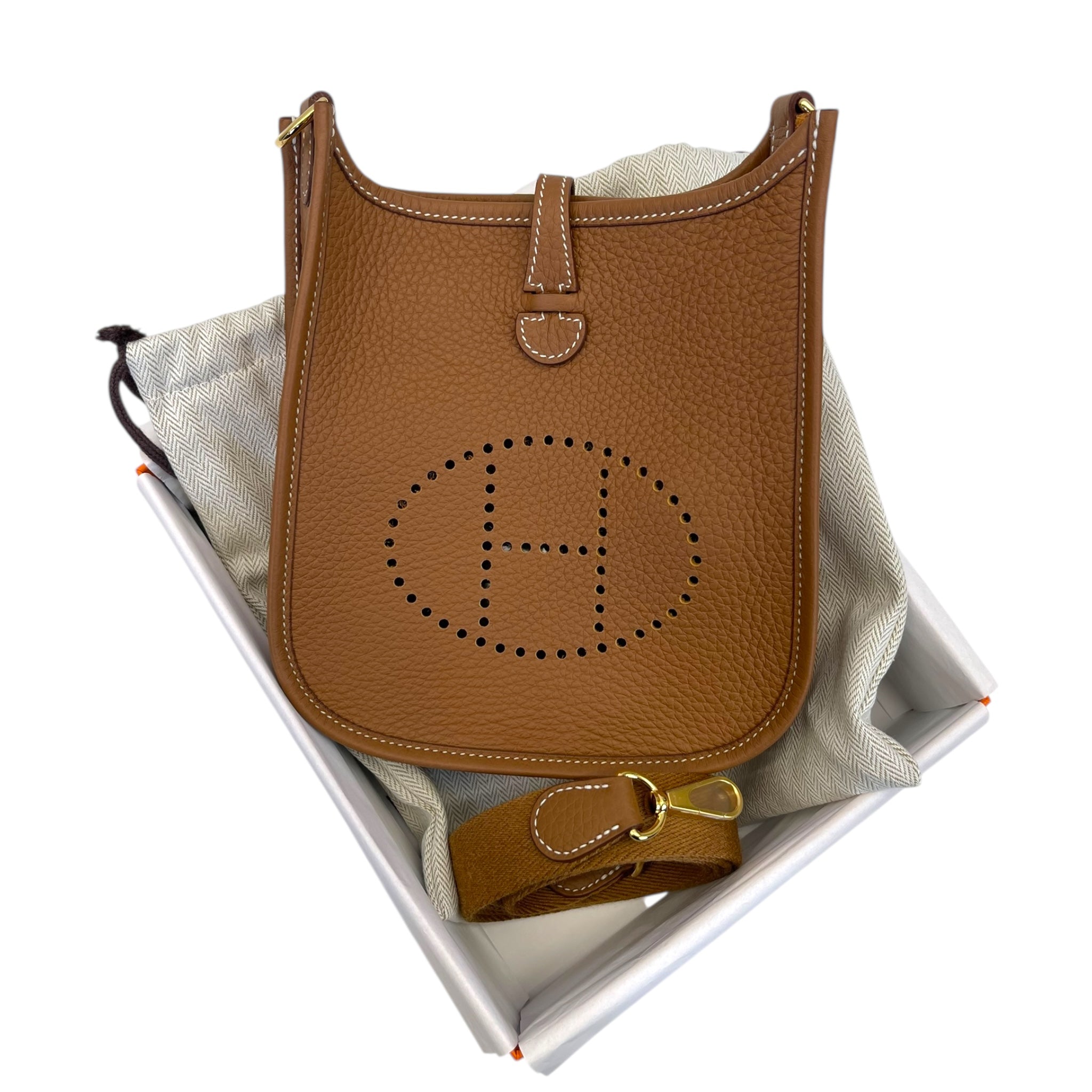 Hermès Evelyne 16 TPM Brown Clemence GHW