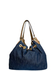 Michael Kors Marina Large Denim Drawstring Tote Bag