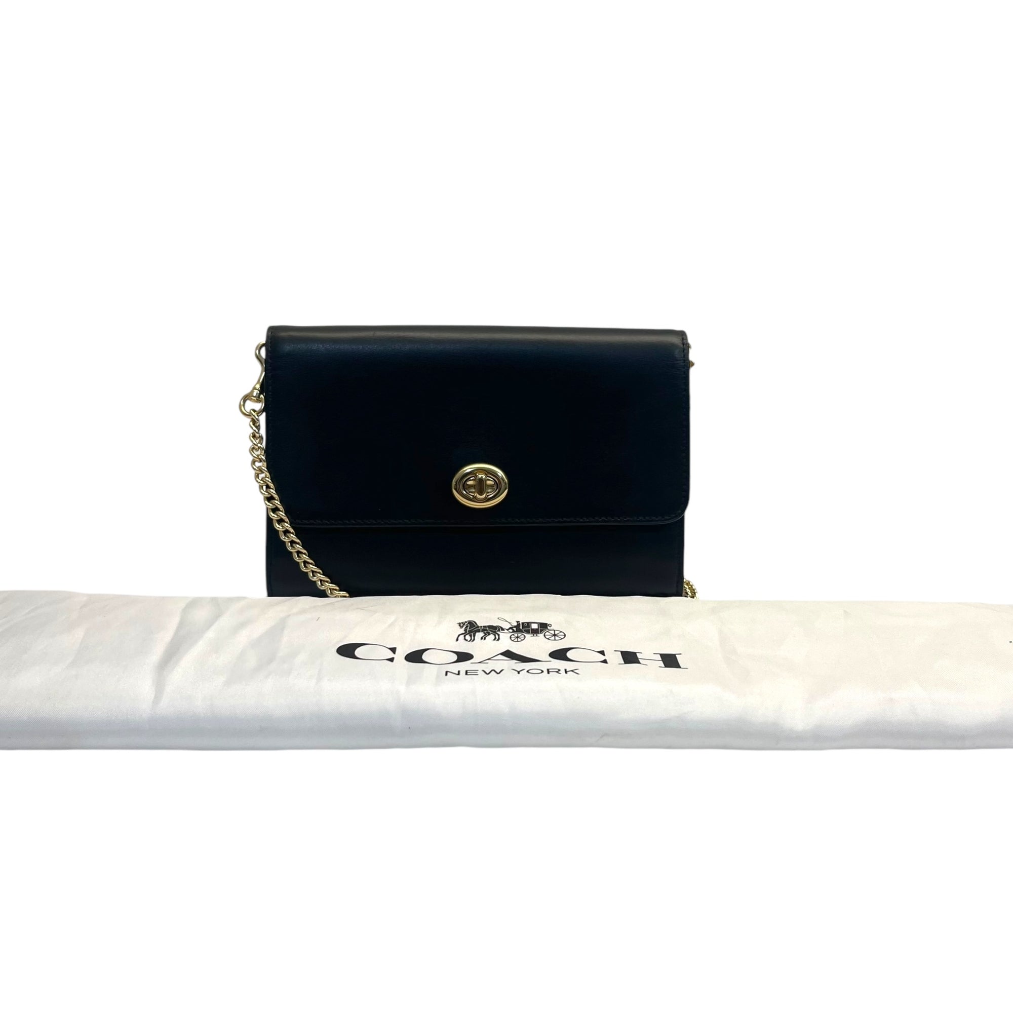 Coach Marlow Turnlock Chain Crossbody Bag