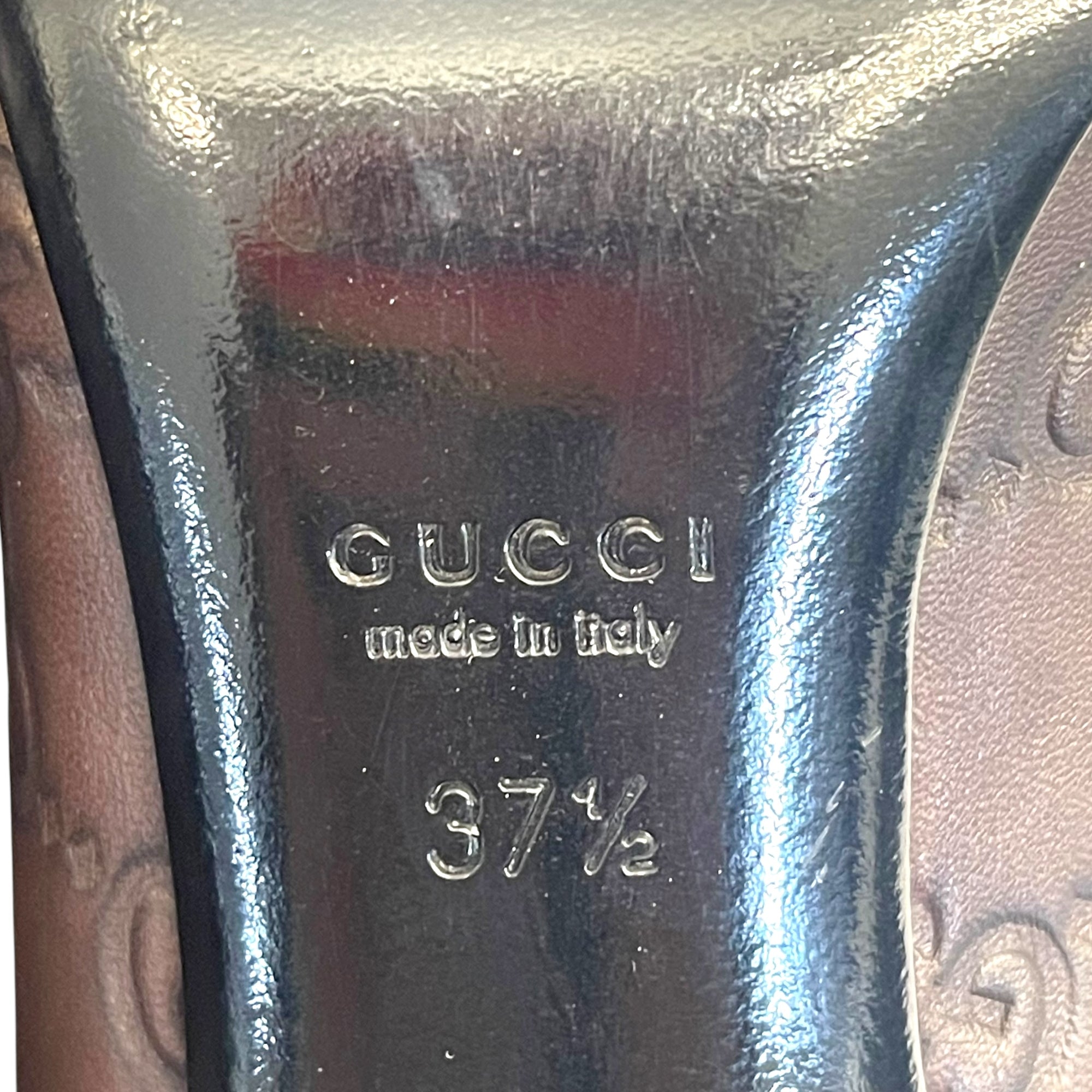 Gucci GG Brown Pump Heels EU 37.5