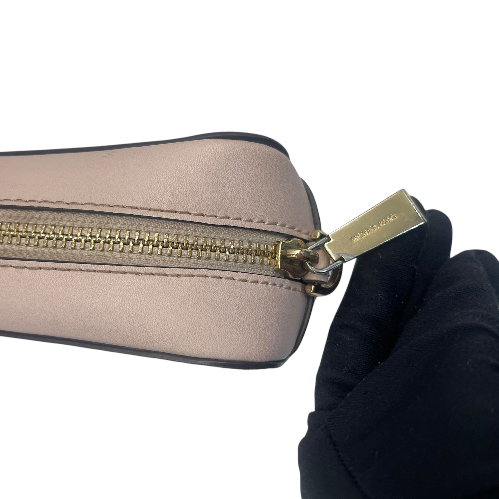 Michael Kors Jet Set Cream Logo Crossbody Bag