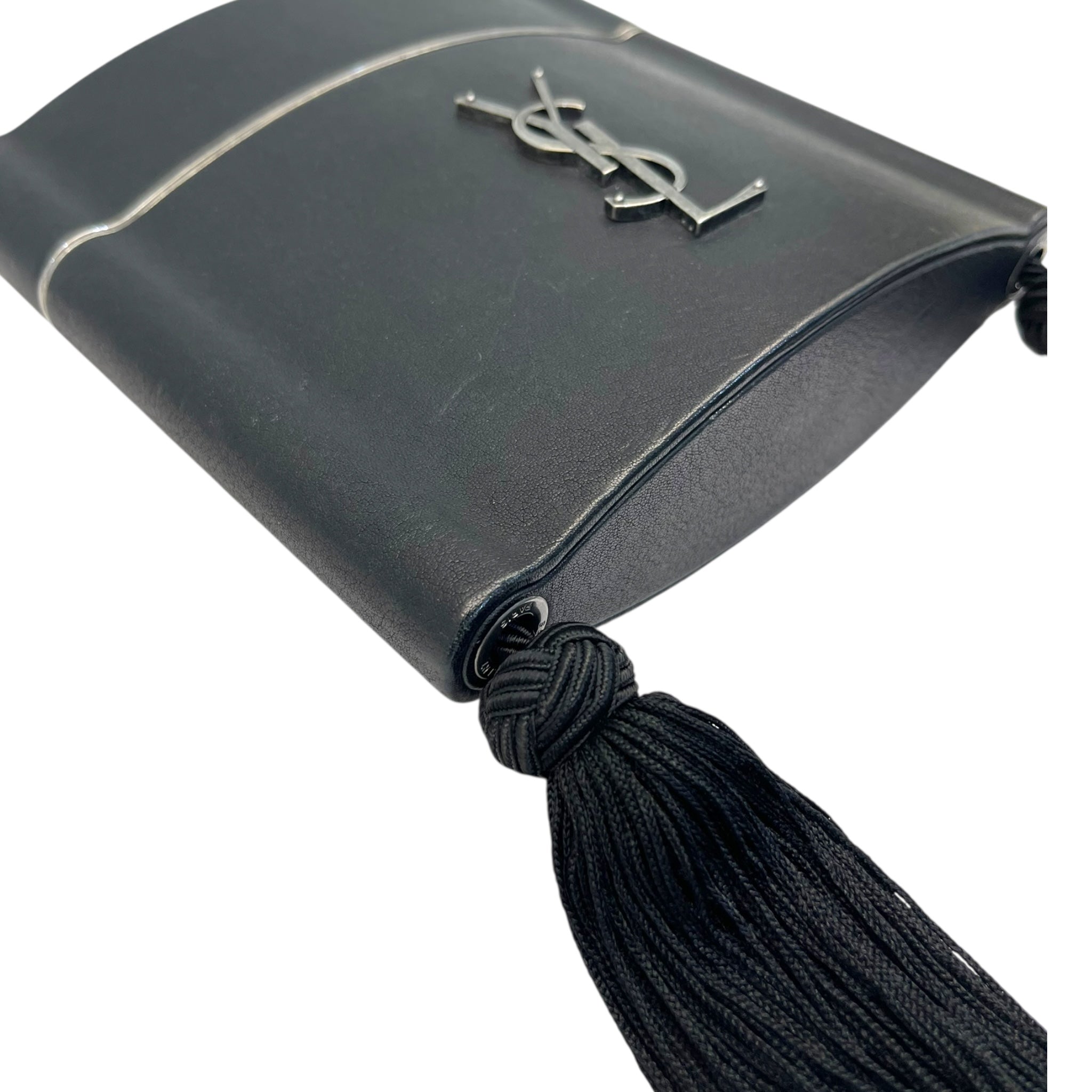 Saint Laurent "Tuxedo Box Minaudière" with Tassels Crossbody Bag