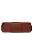 Bottega Veneta Rust Brown Leather Arco Tote Bag