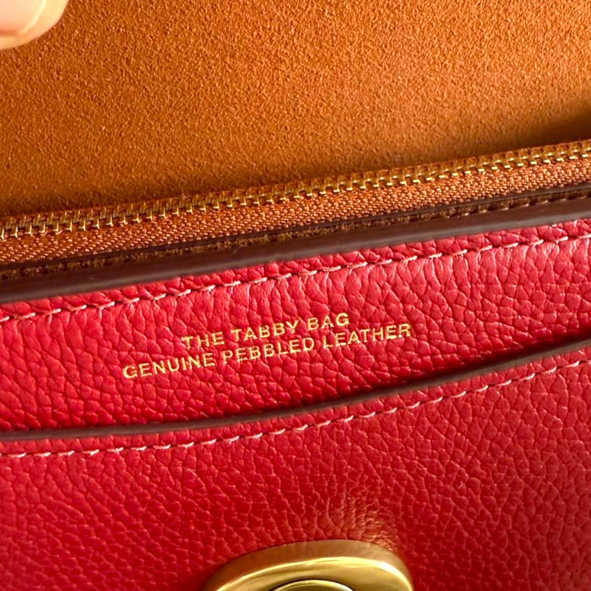 Coach Tabby Red Leather Shoulder Bag