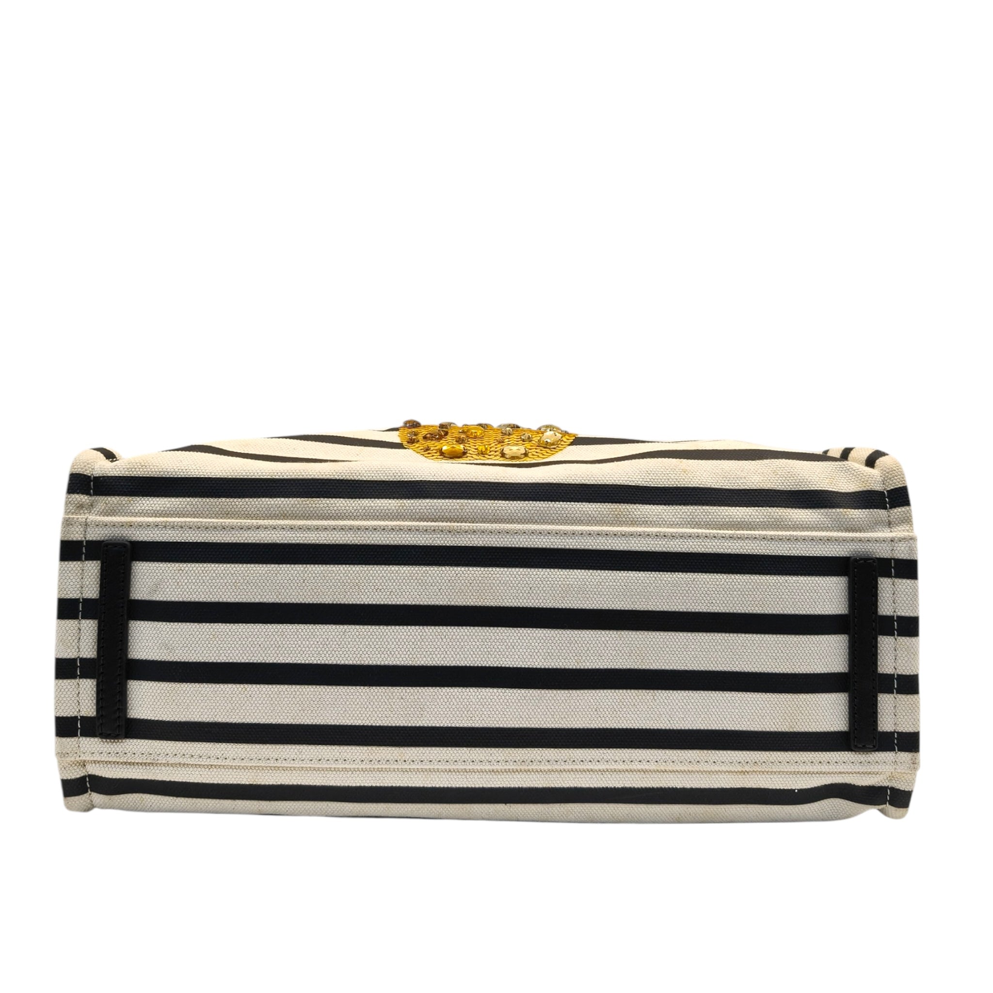 Kate Spade By The Pool Canvas Pineapple Mega Original Bag