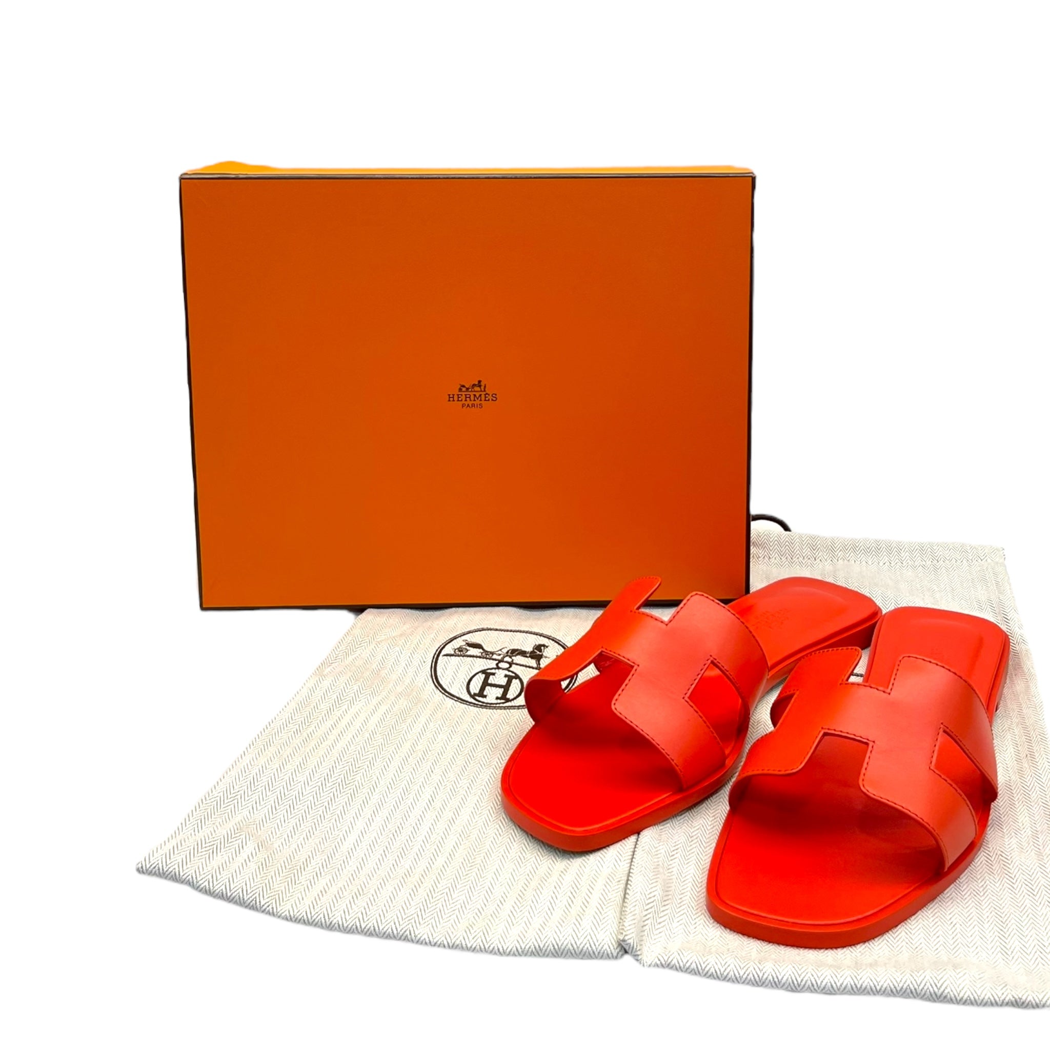 HERMES ORANS RED SIZE EU 39