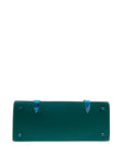 Goyard Green Coated Canvas and Leather PM Saigon Top Handle Bag
