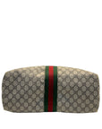Gucci GG Supreme Ophidia Canvas and Leather Medium Tote Bag