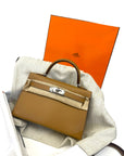 Hermes Mini Kelly Biscuit Epsom PHW (k20)