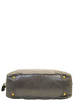 Prada Grey Vitello Shine Bauletto Bag