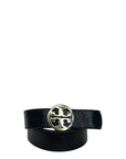 Tory Burch Miller Reversible T Logo Belt Brown/Black 85cm