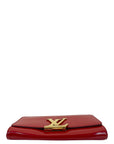 Louis Vuitton Louise MM Clutch Vernis Red Patent Leather