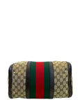 Gucci Vintage Web Boston Medium Bag Brown/Beige GG Canvas