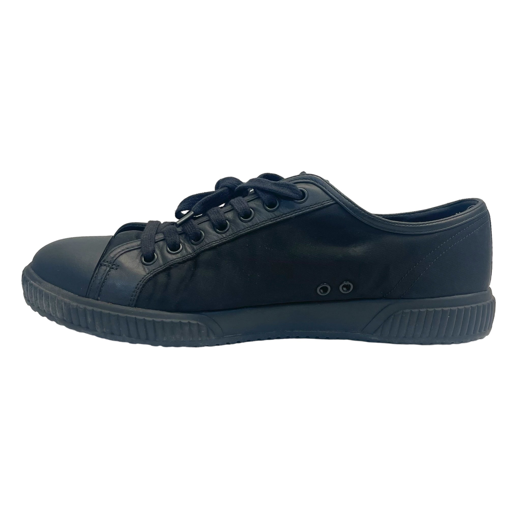 Prada Men Low-Top Black Sneakers Size EU 41.5