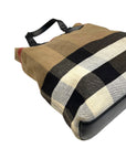 Burberry House Check Canvas  & Leather Tottenham Tote Bag
