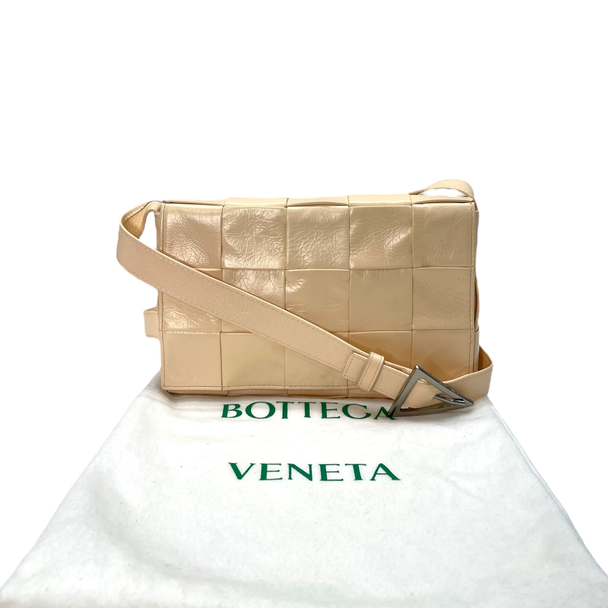 Bottega Veneta Cassette Leather Crossbody Bag